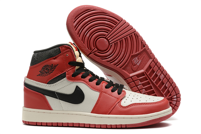 Women's Running Weapon Air Jordan 1 Red/White Shoes 0225 Women's Running Weapon Air Jordan 1 Red/White Shoes 0225